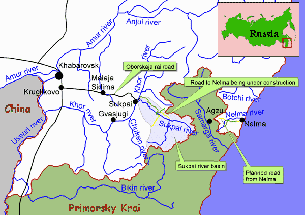 Sukpai Watershed location