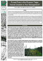 Forest Fires in the Russian Taiga: Natural Disaster or Poor Management?